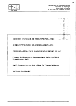 Departamento de Engenharia Elétrica