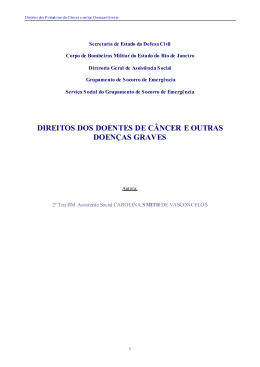 direitos dos doentes de câncer e outras doenças graves
