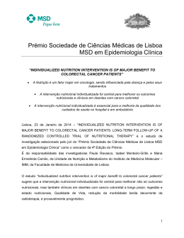 Press Release - MSD Portugal