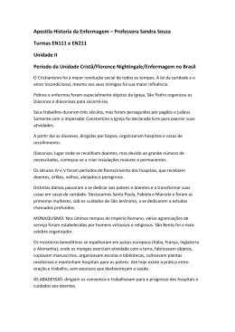 Apostila Historia da Enfermagem &ndash; Professora Sandra Souza