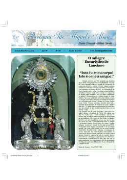 Jun - Par&oacute;quia S&atilde;o Miguel e Almas