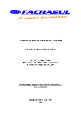 DEPARTAMENTO DE CIENCIAS CONT&Aacute;BEIS PROGRAMA DE