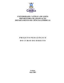 Projeto Pedag&oacute;gico