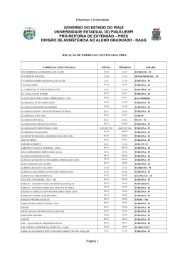 empresa conveniadas - prex