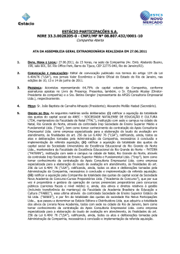 EST&Aacute;CIO PARTICIPA&Ccedil;&Otilde;ES S