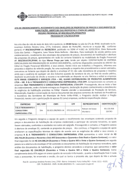 PREGÃO PRESENCIAL Ne ooszzomchLUPAMszH