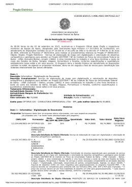 Preg&atilde;o Eletr&ocirc;nico