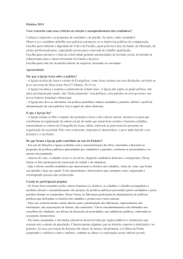 Cartilha Eleições 2014