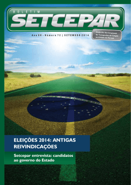 ELEI&Ccedil;&Otilde;ES 2014: ANTIGAS REIVINDICA&Ccedil;&Otilde;ES
