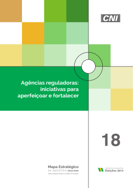 Ag&ecirc;ncias reguladoras: iniciativas para aperfei&ccedil;oar e - Pro-Reg