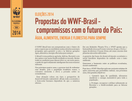 Propostas do WWF-Brasil - compromissos com o