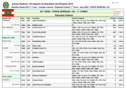 Justi&ccedil;a Eleitoral - Divulga&ccedil;&atilde;o de Resultado das Elei&ccedil;&otilde;es 2014 63.&ordf;