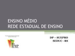 Ensino Médio - Escola Técnica Estadual Parobé