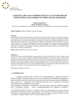 Modelo de Formação dos Artigos para o TIC`2005