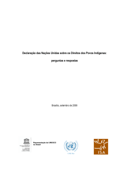 Declara&ccedil;&atilde;o das Na&ccedil;&otilde;es Unidas sobre os Direitos dos