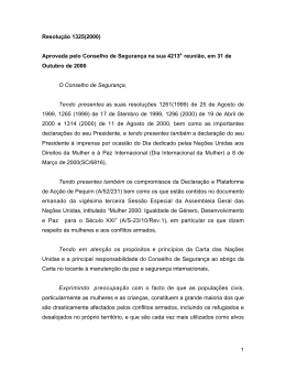 Resolu&ccedil;&atilde;o 1325 do CSNU