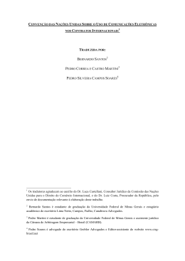 conven&ccedil;&atilde;o das na&ccedil;&otilde;es unidas sobre o uso de