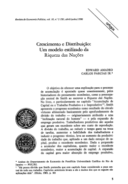 Um modelo estilizado da Riqueza das Nações