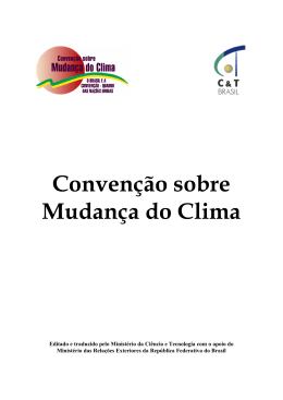 Convenção sobre Mudança do Clima