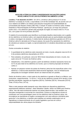 NOVO RELATÓRIO DA GSMA E UNIVERSIDADE DAS NAÇÕES