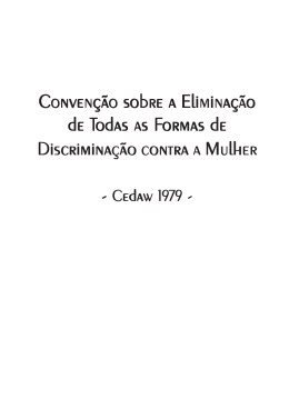 Convenção sobre a Eliminação de Todas as Formas de