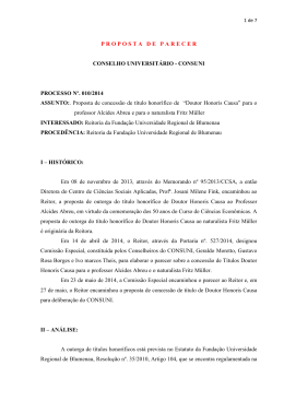 parecer do relator ao processo n&ordm;010-2014 - consuni