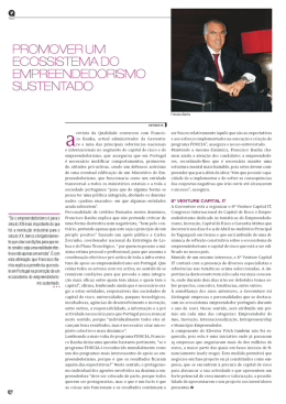 Promover um Ecossistema do Empreendedorismo Sustentado