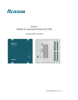 RA331 M&acute;odulo de Aquisi&ccedil;&tilde;ao Remota (8A/32D)