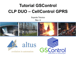 Tutorial CP Altus DUO CellControl GPRS