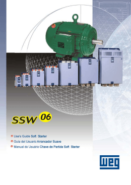 Manual da Sof-starter WEG SSW-06 ( Arquivo  / 9.56