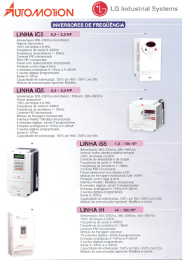 inversor LG - THM Acionamentos e Automa&ccedil;&atilde;o