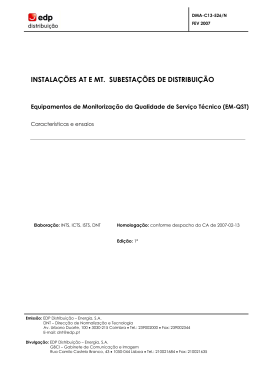 APARELHAGEM DE BAIXA TENSO