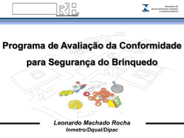 Programa de Avalia&ccedil;&atilde;o da Conformidade para Seguran&ccedil;a