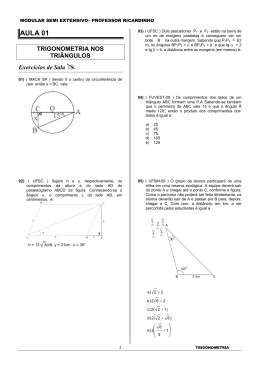 (MÓDULO 6 - SEMI - TRIGONOMETRIA)