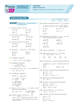 conex&otilde;es com a matem&aacute;tica 1 banco De quest&otilde;es