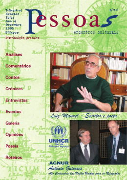 Ant&oacute;nio Guterres Luiz-Manuel - Escritor e poeta