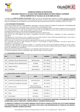 Edital - Instituto Quadrix