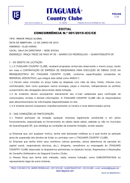 Edital N&ordm; 001/2015 &ndash; Brinquedoteca