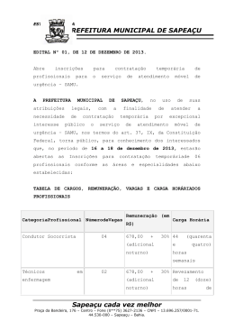PREFEITURA MUNICIPAL DE SAPEA&Ccedil;U Sapea&ccedil;u cada vez melhor