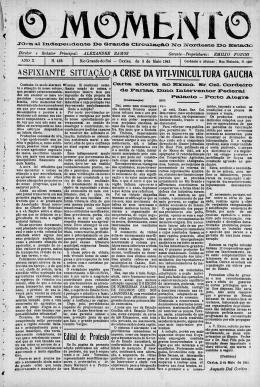 Edital de Protesto - BIBLIOTECA NACIONAL