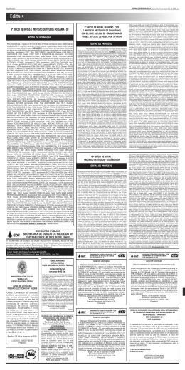 Editais - sindipol / df