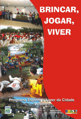 Programa Esporte e Lazer da Cidade - Volume 1