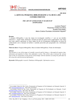 Imprimir artigo - Sistema de Bibliotecas da Unicamp
