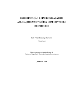 especifica&ccedil;&atilde;o e sincroniza&ccedil;&atilde;o de aplica&ccedil;&otilde;es multim&eacute;dia