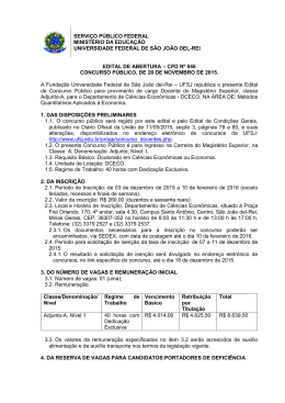 EDITAL REPUBLICADO (DOU de 27/11/2015 - se&ccedil;&atilde;o 3, p&aacute;g