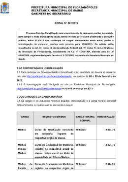 ESTADO DE SANTA CATARINA