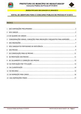 Abertura Edital de abertura (retificado)