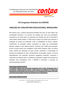 An&aacute;lise de Conjuntura Educacional