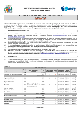 PREFEITURA MUNICIPAL DE ANGRA DOS REIS