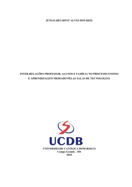 j&uacute;nias belmont alves dos reis inter-rela&ccedil;&otilde;es professor